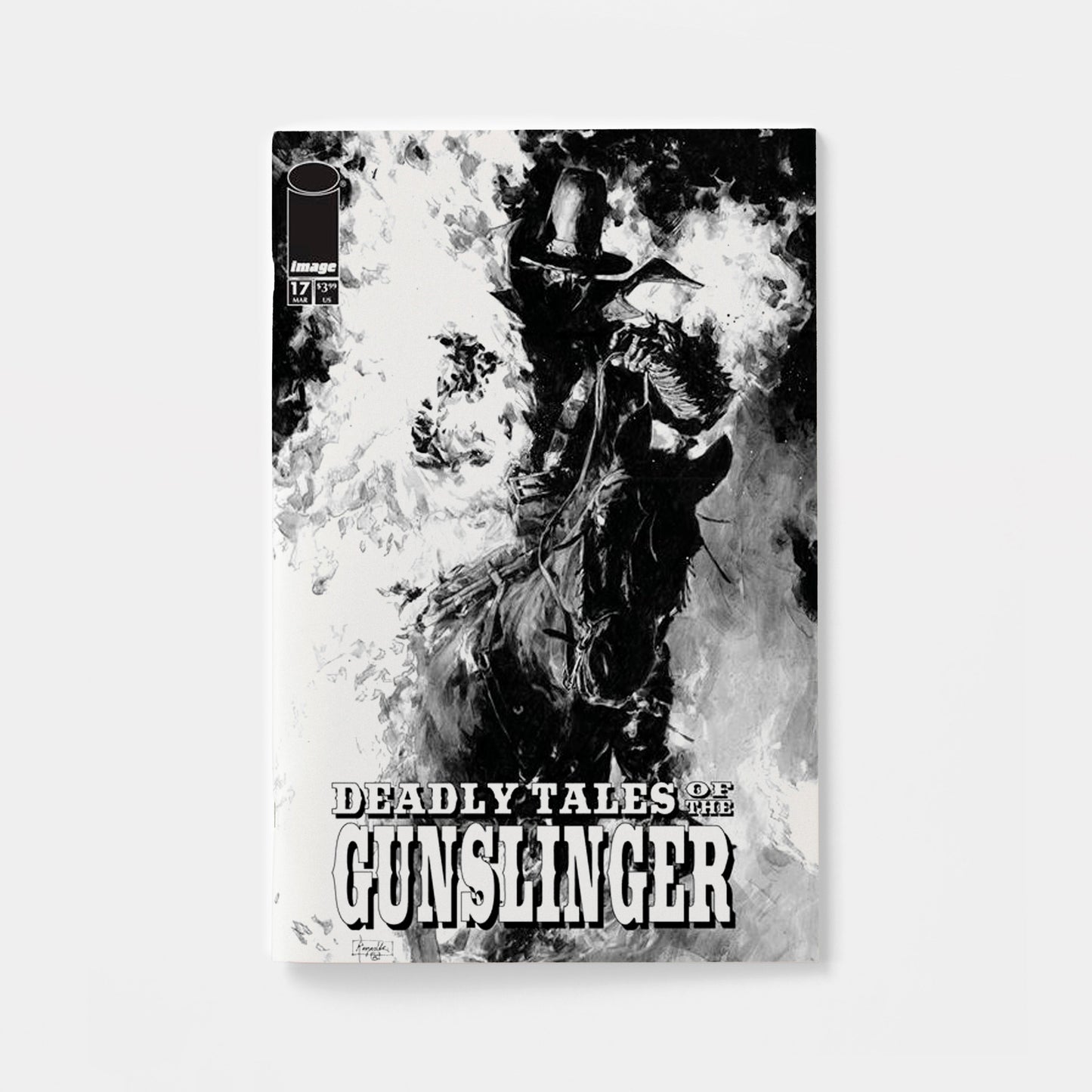 DEADLY TALES OF THE GUNSLINGER SPAWN #17 CVR B PATRIC REYNOLDS B&W VAR | presale | 2026-08-12