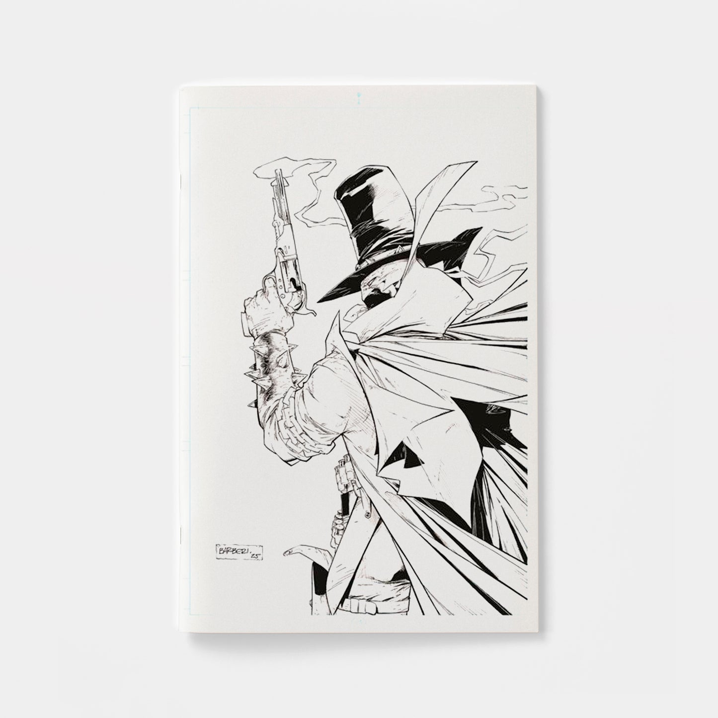 GUNSLINGER SPAWN #56 CVR B CARLO BARBERI RAW ART VAR