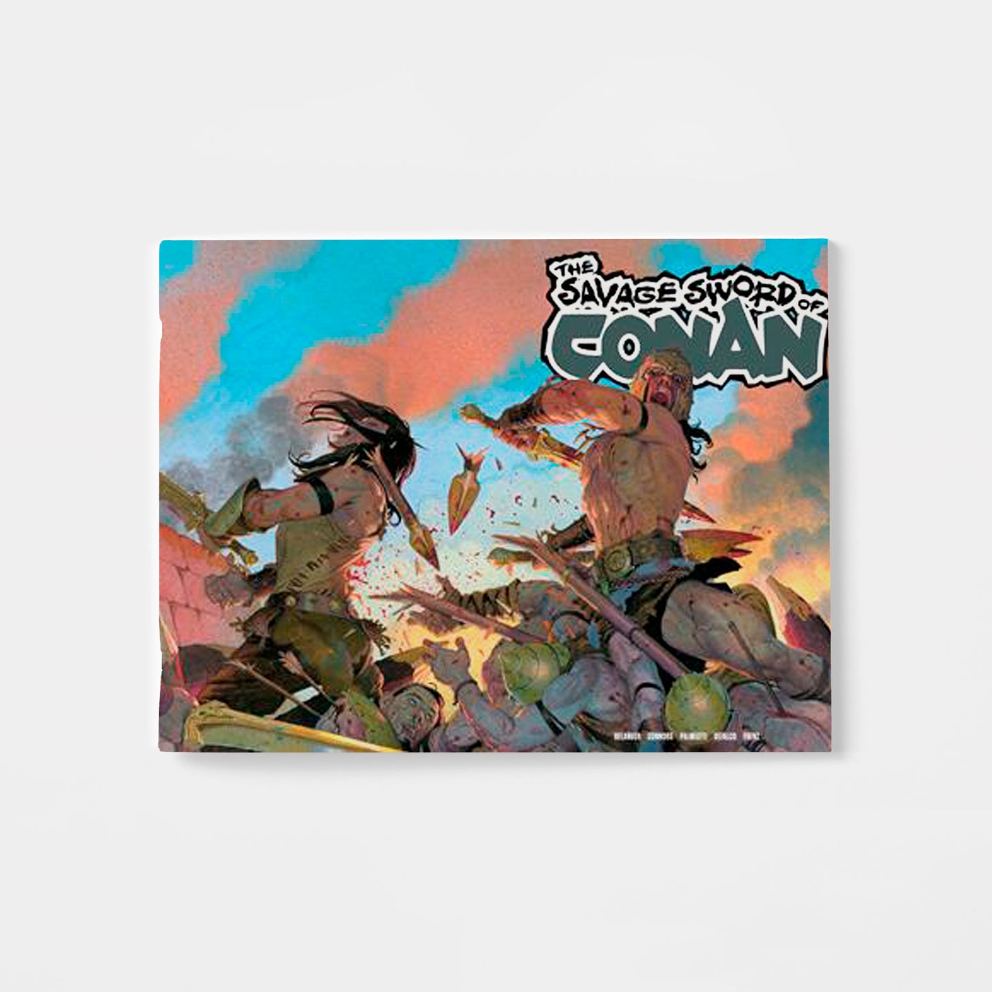 SAVAGE SWORD OF CONAN #15 CVR D ESAD RIBIC WRAPAROUND CARDSTOCK VAR (MR)