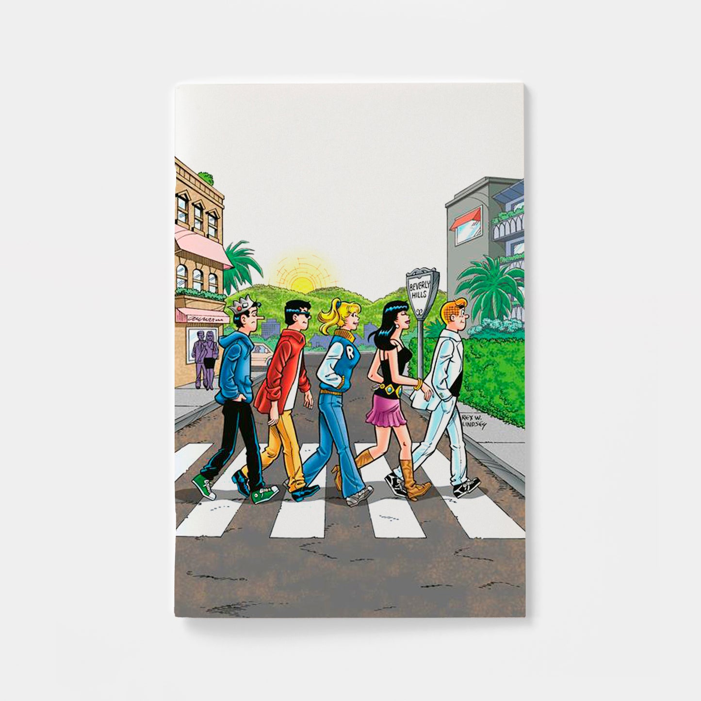 LAUGH #166 FACSIMILE EDITION CVR C REX LINDSEY ABBEY ROAD VAR