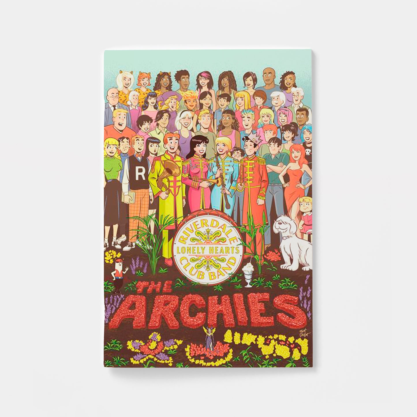LAUGH #166 FACSIMILE EDITION CVR E MATT TALBOT FOIL FULL ART SGT PEPPERS VAR