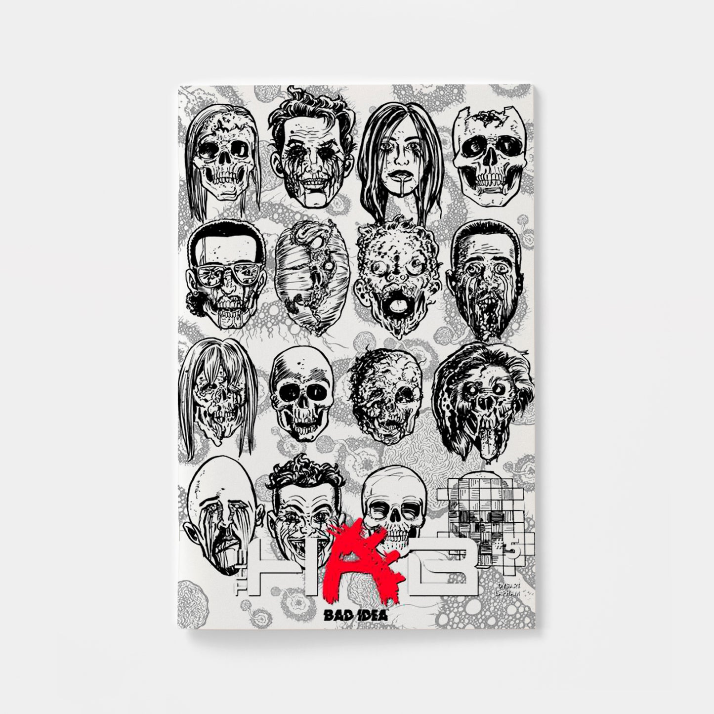 HAB #5 (OF 6) CVR E DAVID LAPHAM BW DEAD SKULLS VAR