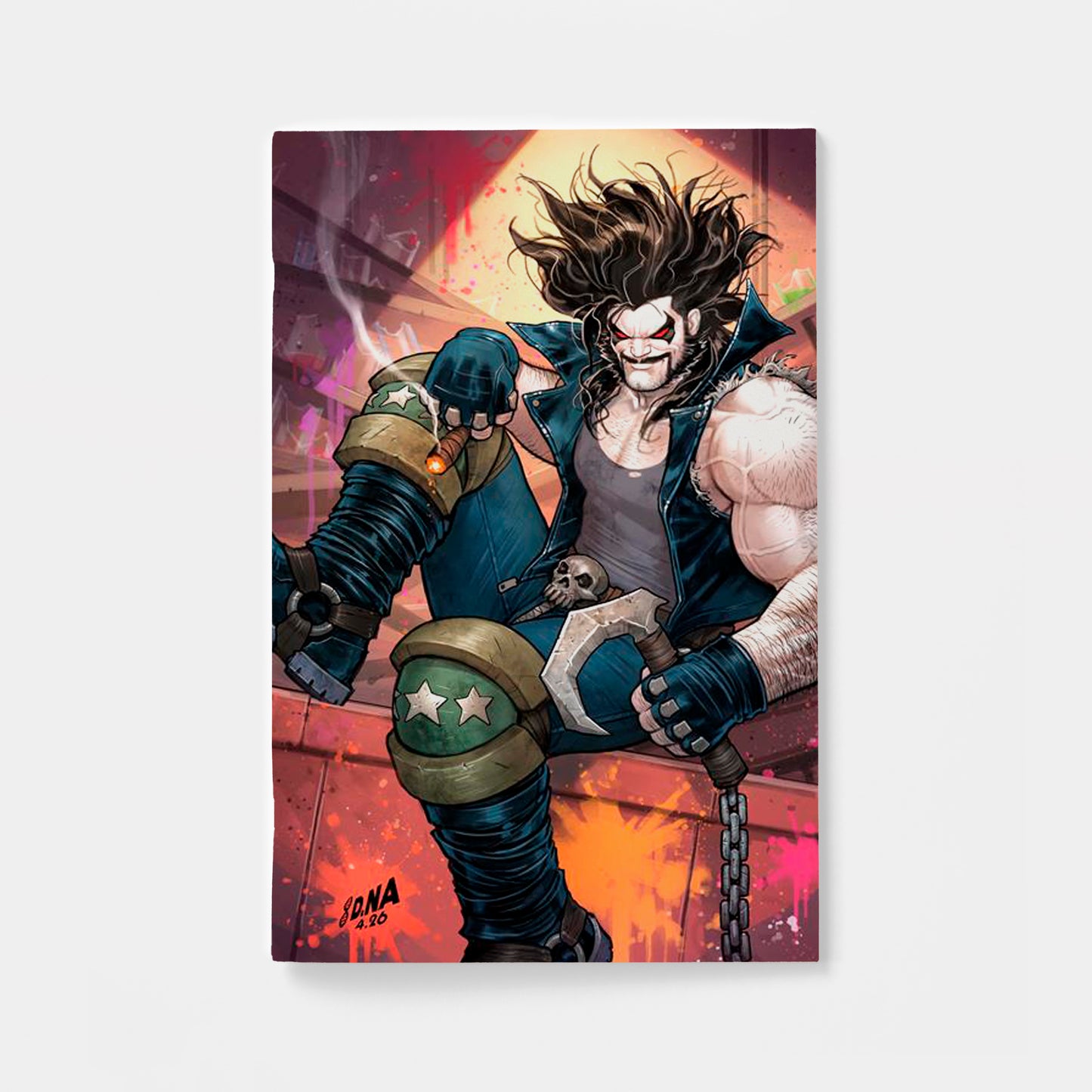 LOBO #6 CVR B DAVID NAKAYAMA CARD STOCK VAR