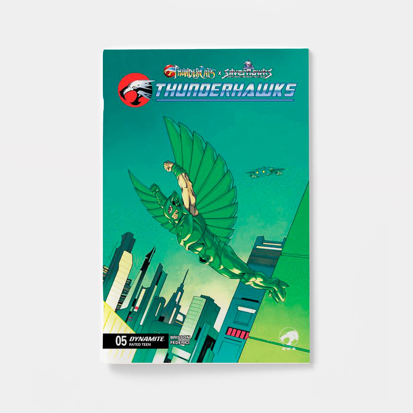 THUNDERCATS X SILVERHAWKS THUNDERHAWKS #5 CVR B DECLAN SHALVEY VAR