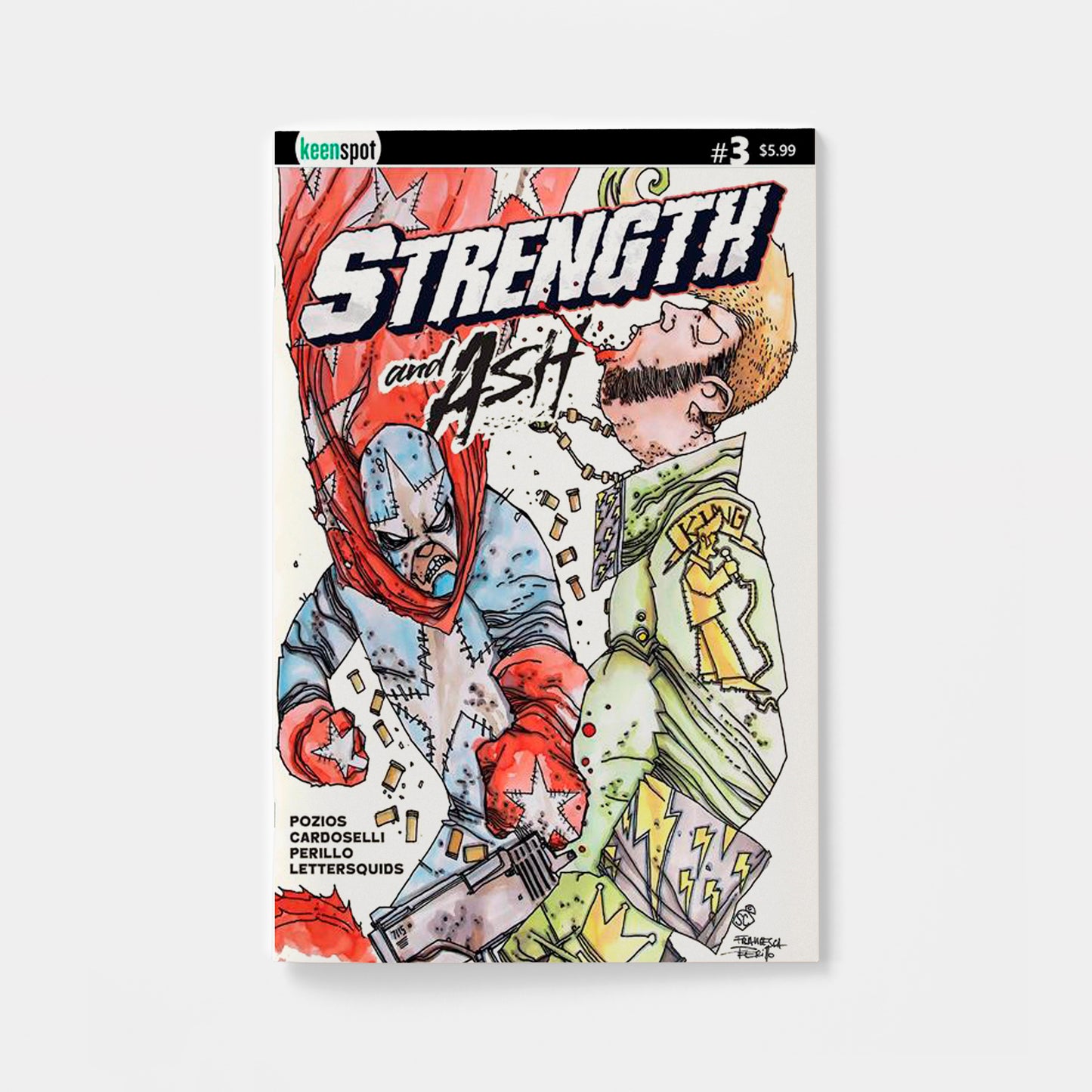 STRENGTH & ASH #3 CVR A STEFANO CARDOSELLI & FRANCESCA PERILLO KING OF FIGHTERS