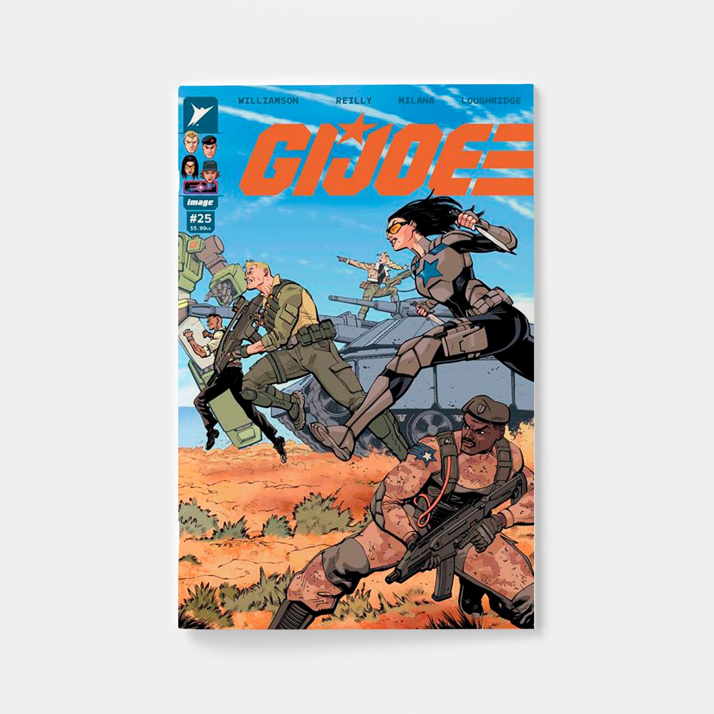 GI JOE #25 CVR I TOM REILLY WRAPAROUND FOIL VAR