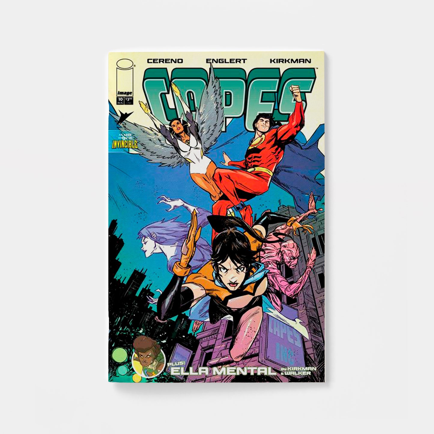 INVINCIBLE UNIVERSE CAPES #10 CVR E SANFORD GREENE CONNECTING VAR