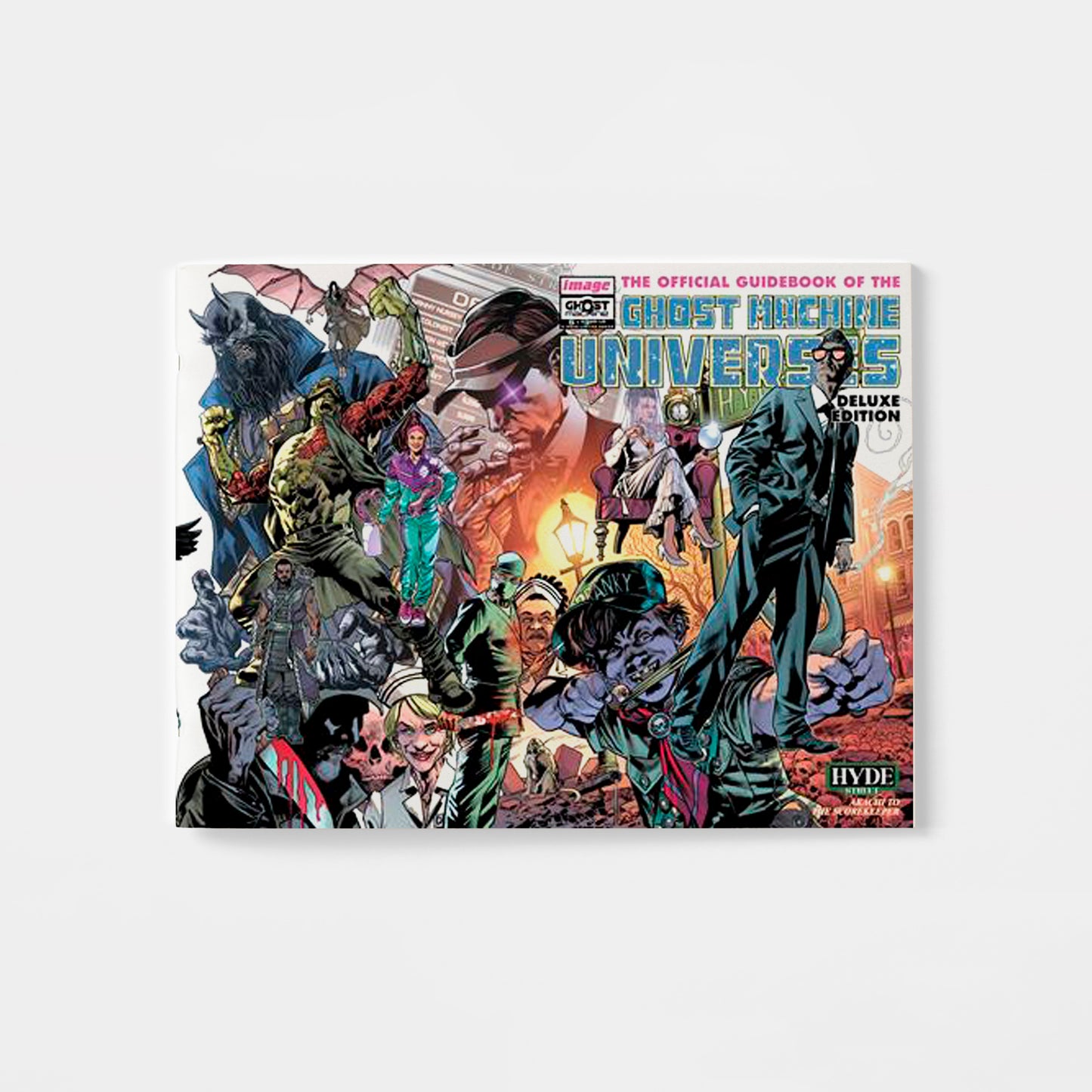 GHOST MACHINE THE OFFICIAL GUIDEBOOK #5 (OF 5) CVR B BRYAN HITCH & BRAD ANDERSON WRAPAROUND VAR