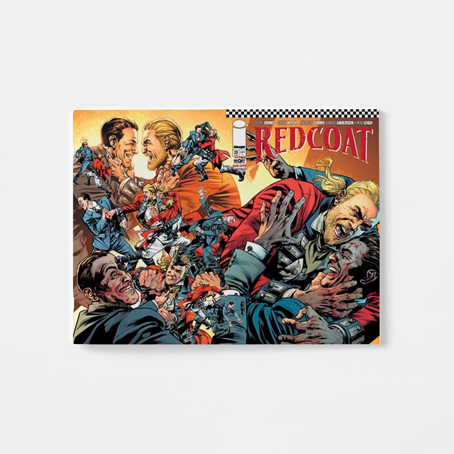 REDCOAT #20 CVR A BRYAN HITCH & BRAD ANDERSON WRAPAROUND