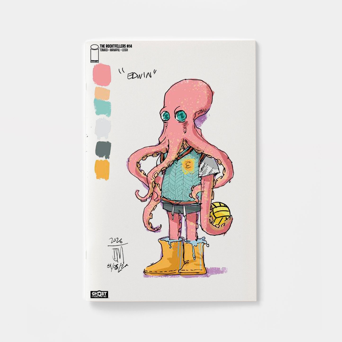 ROCKETFELLERS #14 CVR C FRANCIS MANAPUL DESIGN SKETCH VAR