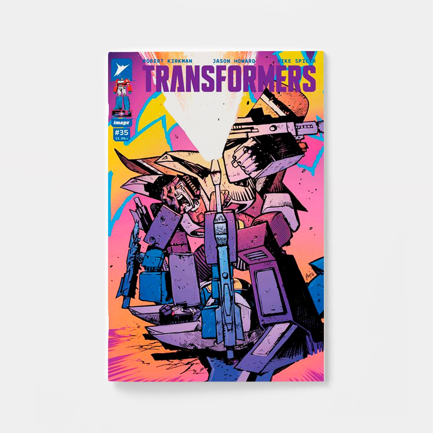TRANSFORMERS #35 CVR B DANIEL WARREN JOHNSON & MIKE SPICER VAR