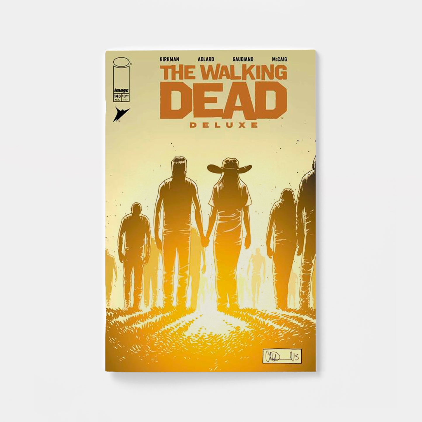 WALKING DEAD DELUXE #143 CVR B CHARLIE ADLARD & DAVE MCCAIG VAR (MR)