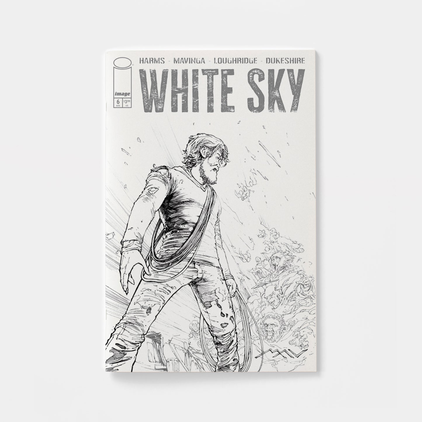 WHITE SKY #6 CVR C JP MAVINGA B&W VAR (MR)
