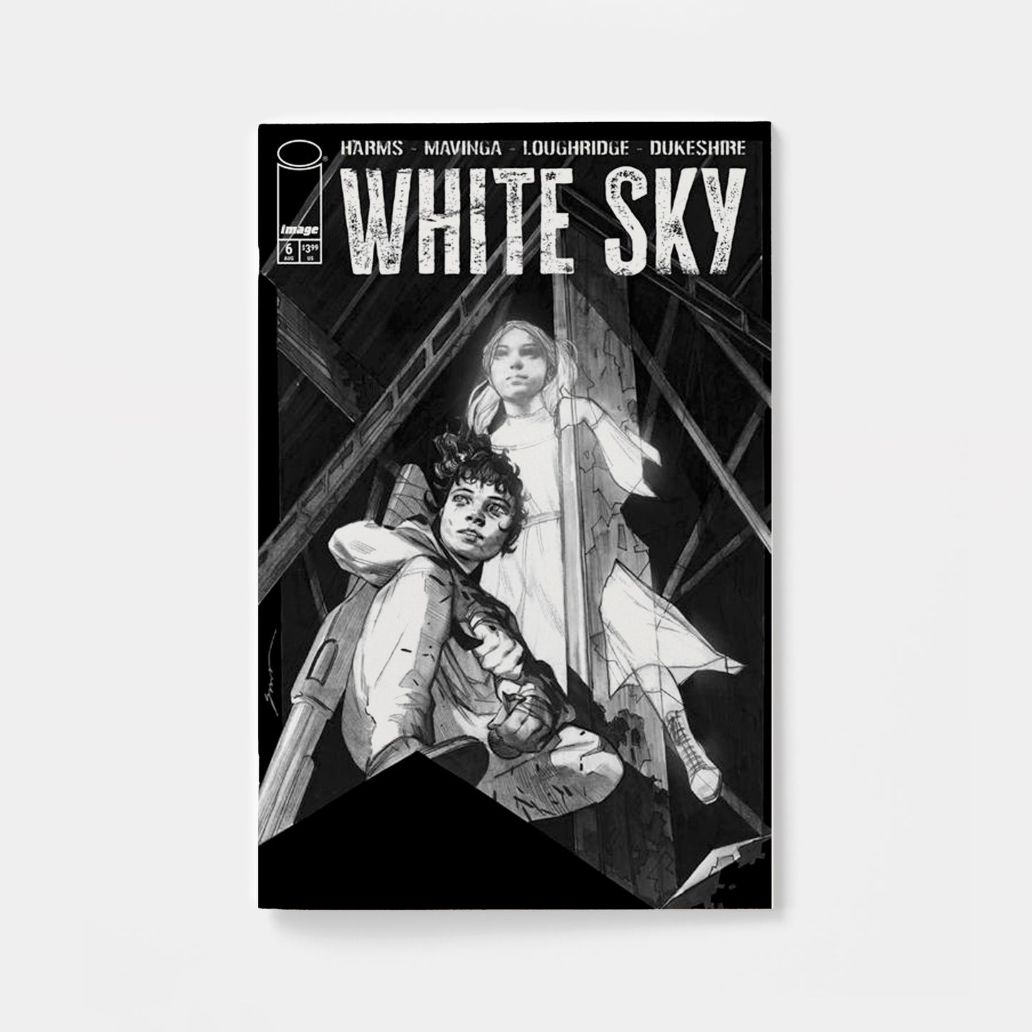 WHITE SKY #6 CVR D ELIZA IVANOVA B&W VAR (MR)