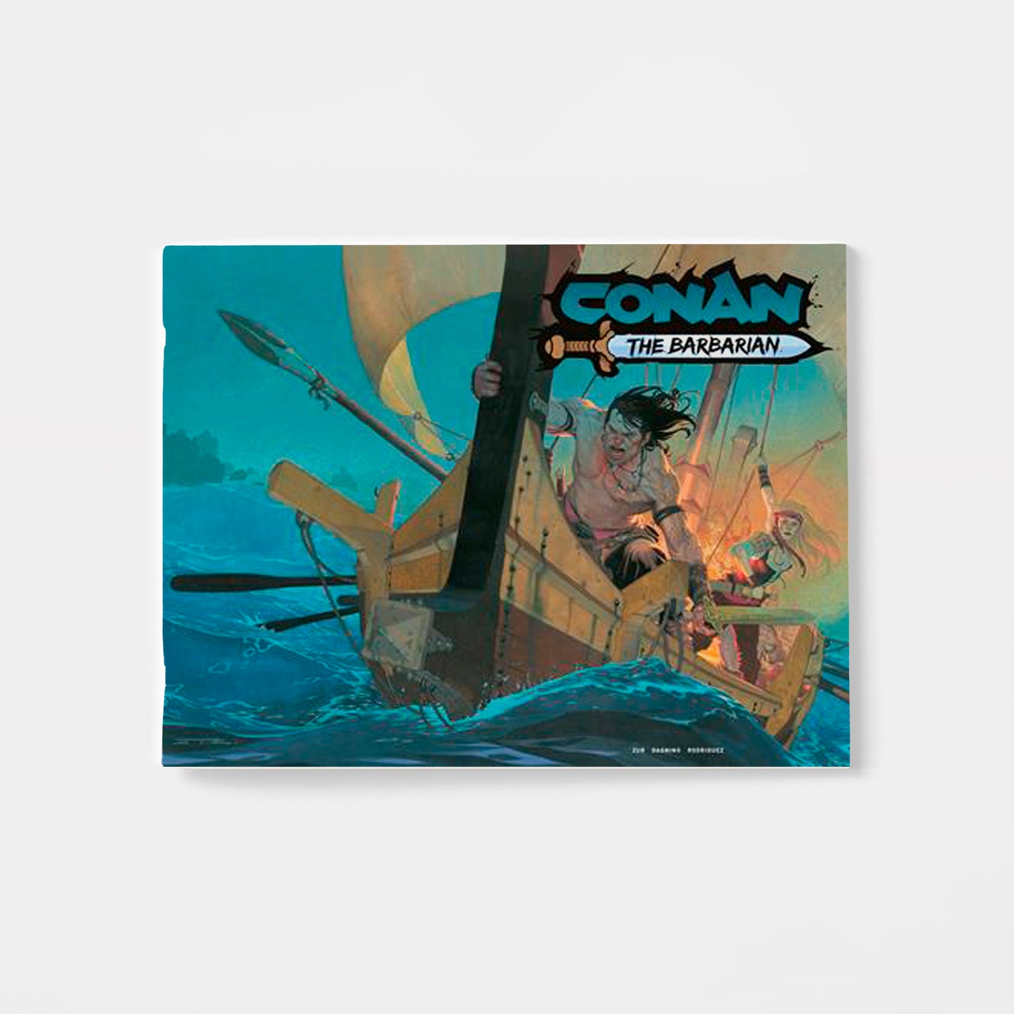 CONAN THE BARBARIAN #34 CVR G ESAD RIBIC WRAPAROUND CARDSTOCK VAR (MR)