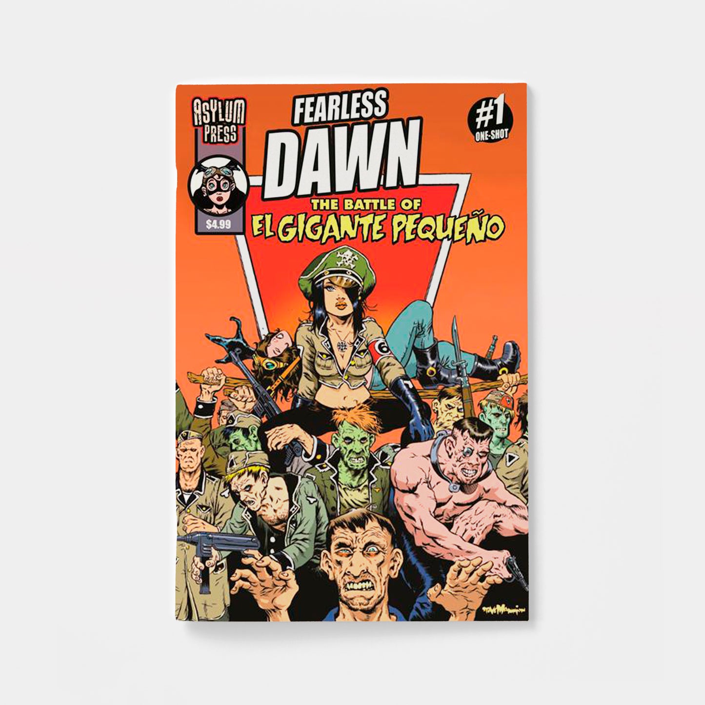 FEARLESS DAWN THE BATTLE OF EL GIGANTE PEQUENO (ONE-SHOT) CVR B STEVE MANNION HELGAS CREW VAR | presale | 2026-09-16
