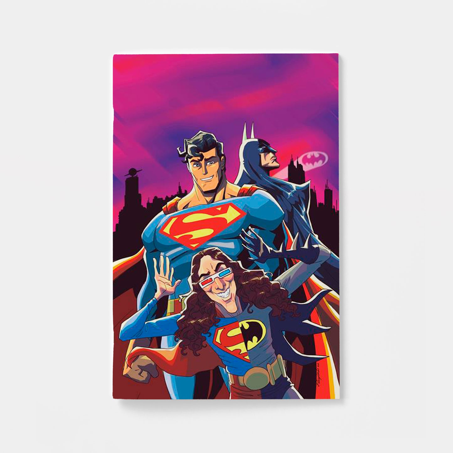 BATMAN SUPERMAN WEIRD AL WORLDS WEIRDEST #1 (ONE SHOT) CVR D JERRY GAYLORD CARD STOCK VAR | presale | 2026-09-02