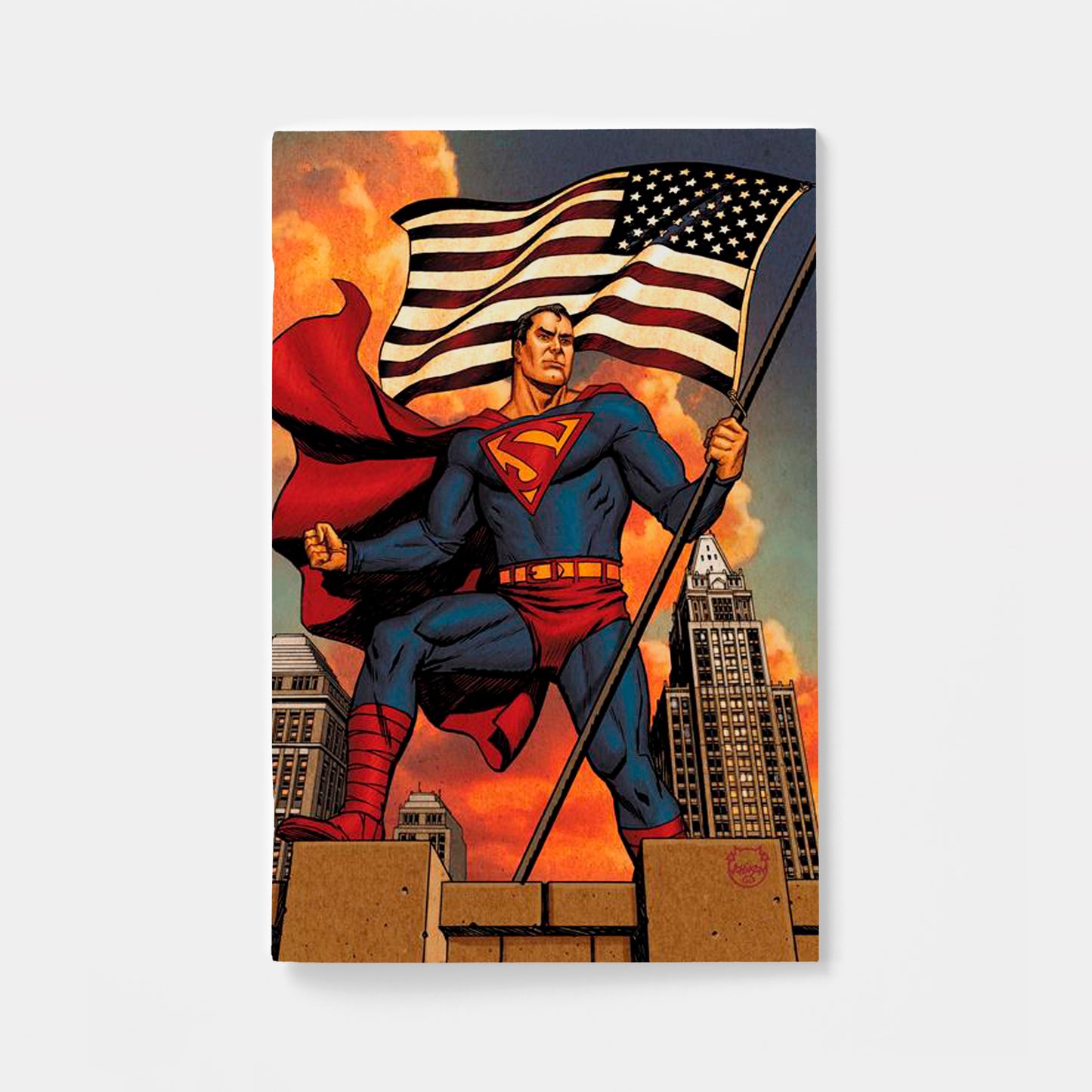 SUPERMAN THE STRANGER #1 (OF 6) CVR B DAVE JOHNSON CARD STOCK VAR (MR) | presale | 2026-09-02