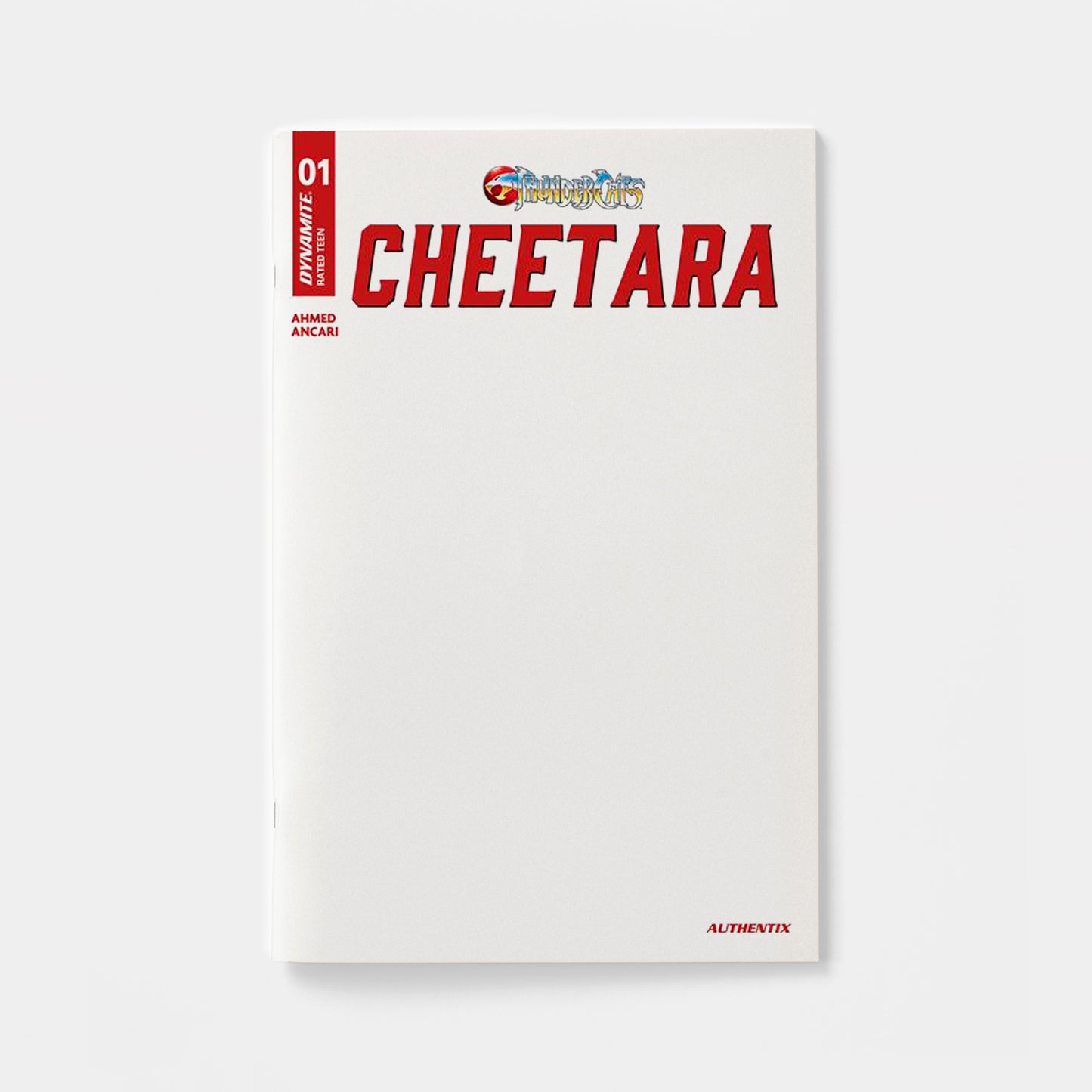 THUNDERCATS CHEETARA #1 CVR F BLANK AUTHENTIX VAR | presale | 2026-09-02