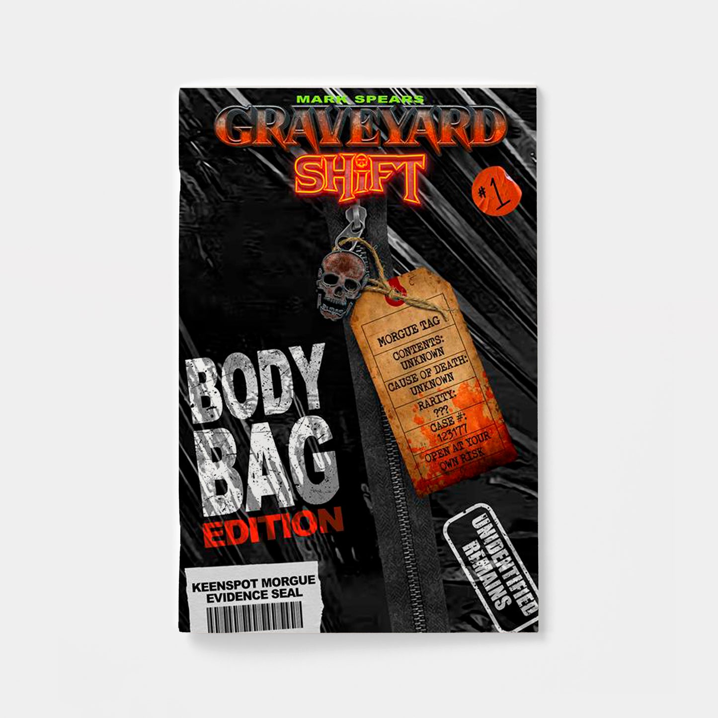 MARK SPEARS GRAVEYARD SHIFT #1 CVR D MARK SPEARS BODY BAG EDITION BLIND BAG WITH BONUS TRADING CARD VAR | presale | 2026-10-14