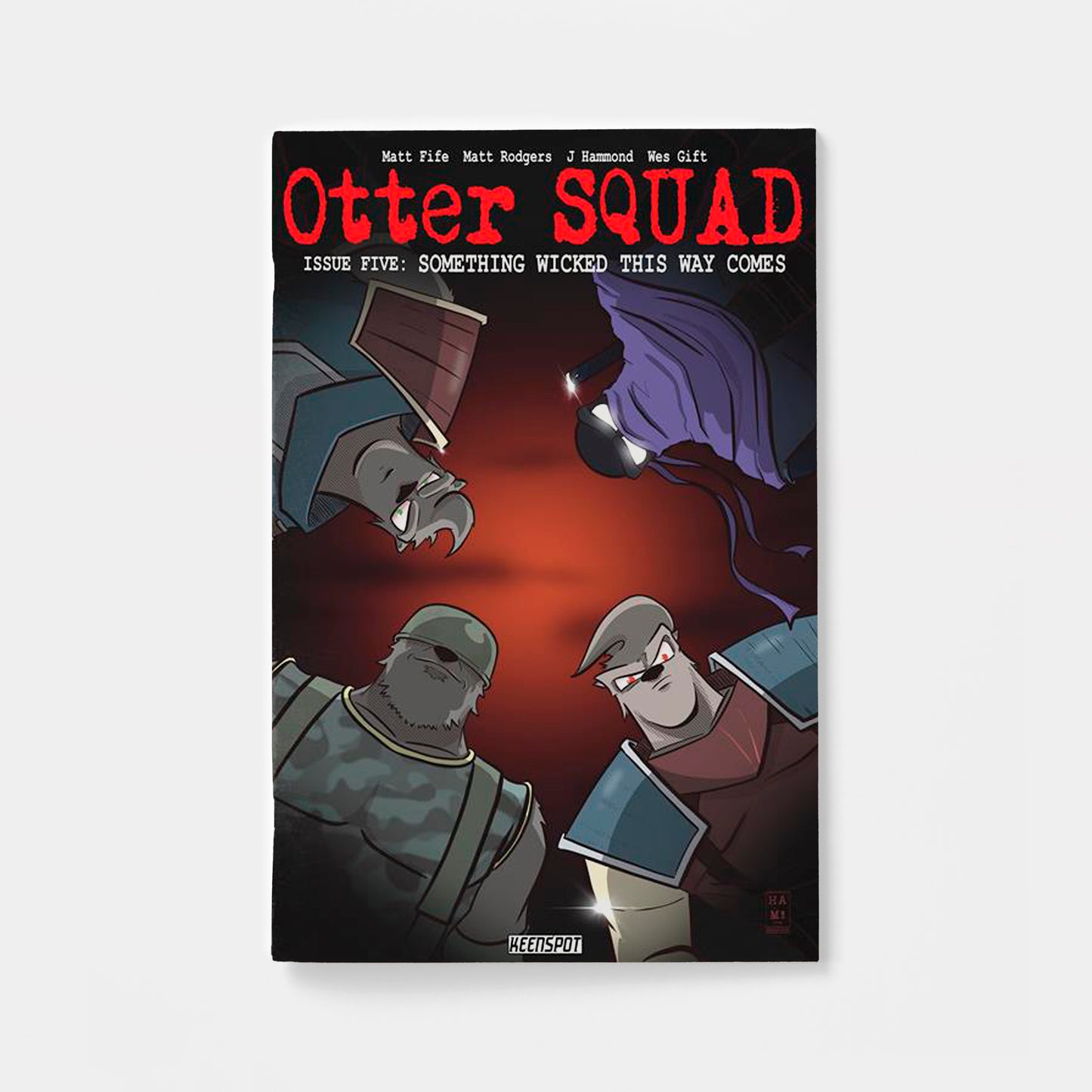 OTTER SQUAD #5 CVR B J HAMMOND THE BOYS HOMAGE BAGGED WITH TRADING CARD VAR | presale | 2026-09-30