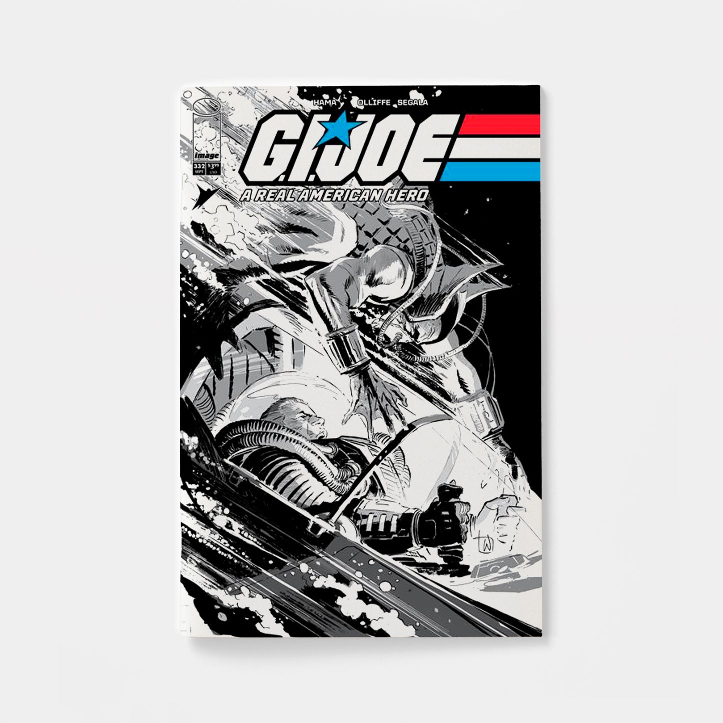 GI JOE A REAL AMERICAN HERO #332 CVR B LEE WEEKS B&W VAR | presale | 2026-09-09