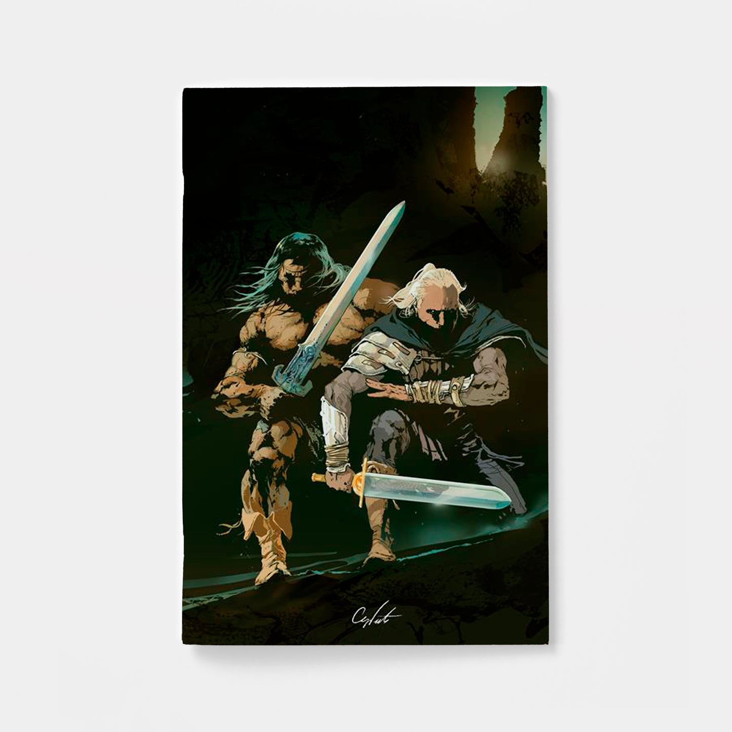 CONAN THE BARBARIAN AND DRAGONERO #5 (OF 7) CVR B STEVAN SUBIC VIRGIN CARDSTOCK VAR (MR) | presale | 2026-09-02