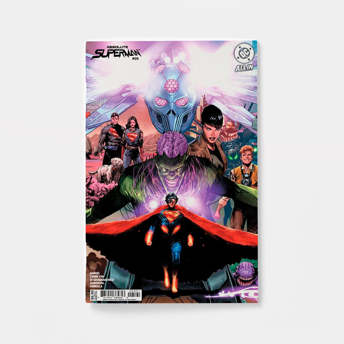 ABSOLUTE SUPERMAN #25 CVR I RAFA SANDOVAL MIDDLE CONNECTING CARD STOCK VAR | presale | 2026-11-04
