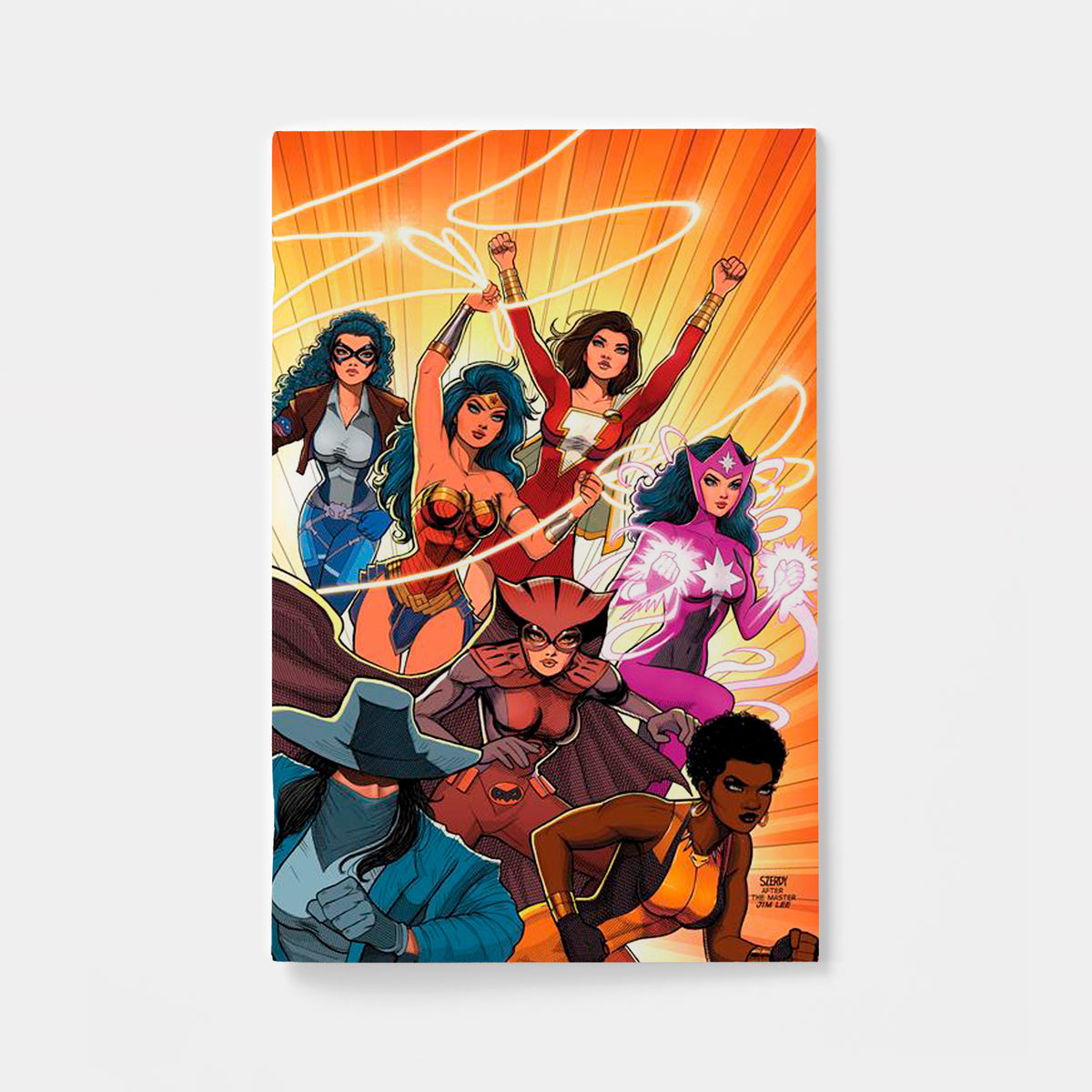 JUSTICE LEAGUE UNLIMITED #25 CVR G NATHAN SZERDY CARD STOCK VAR | presale | 2026-11-25