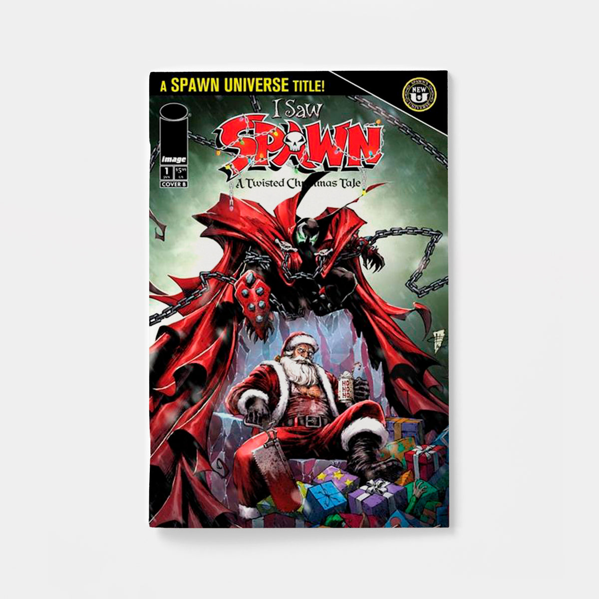 I SAW SPAWN A TWISTED CHRISTMAS TALE #1 (OF 2) CVR B DANIEL HENRIQUES VAR | presale | 2026-11-04