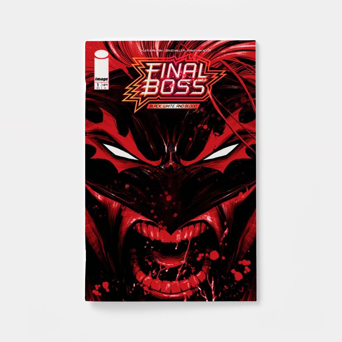 FINAL BOSS #1 BLACK WHITE AND BLOOD REPRINT CVR B TYLER KIRKHAM SNARL VAR (MR) | presale | 2026-11-25