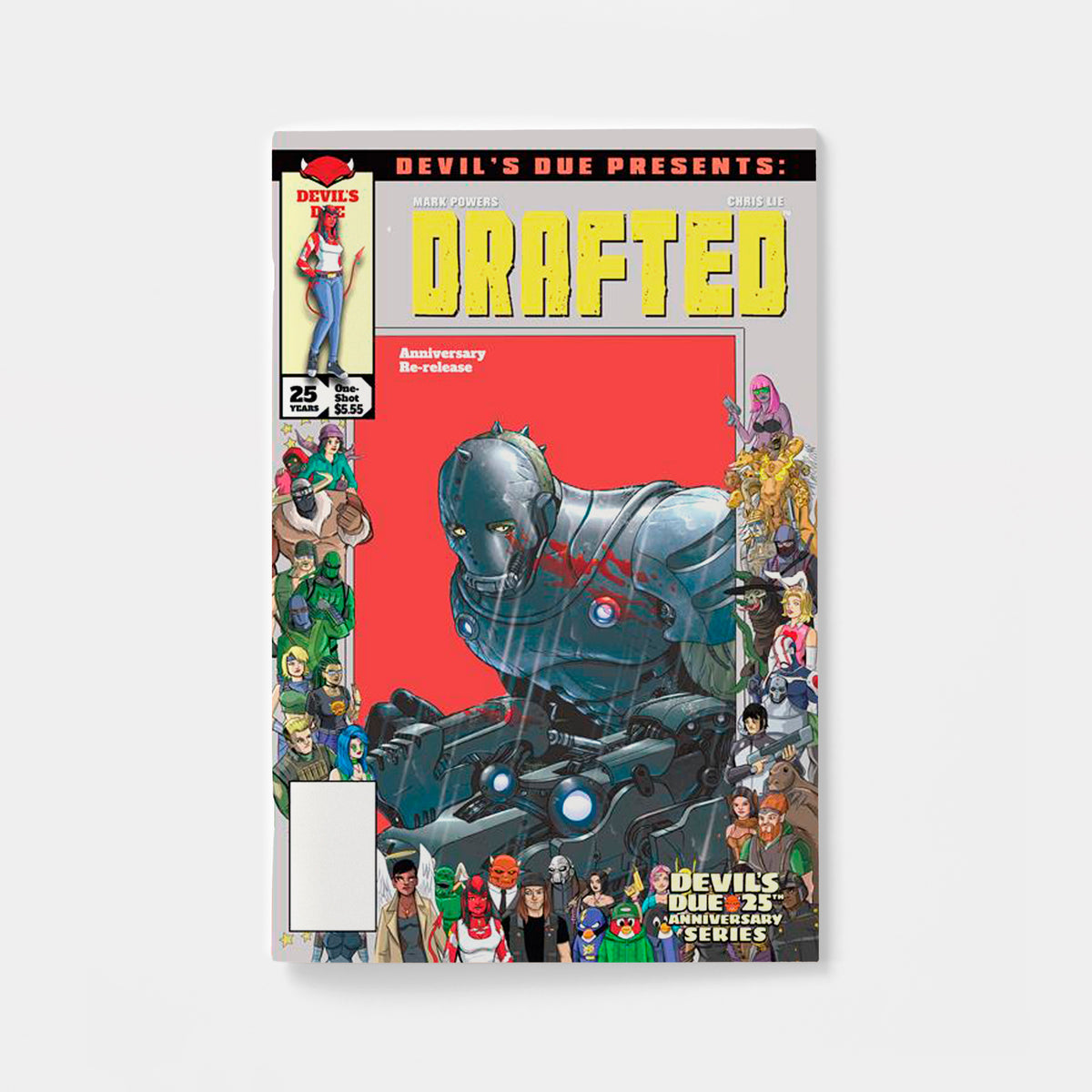 DEVILS DUE PRESENTS DRAFTED #1 (ONE SHOT) CVR D CHRIS LIE JOSH BLAYLOCK 25TH ANNIVERSARY HOMAGE VAR | presale | 2026-11-18