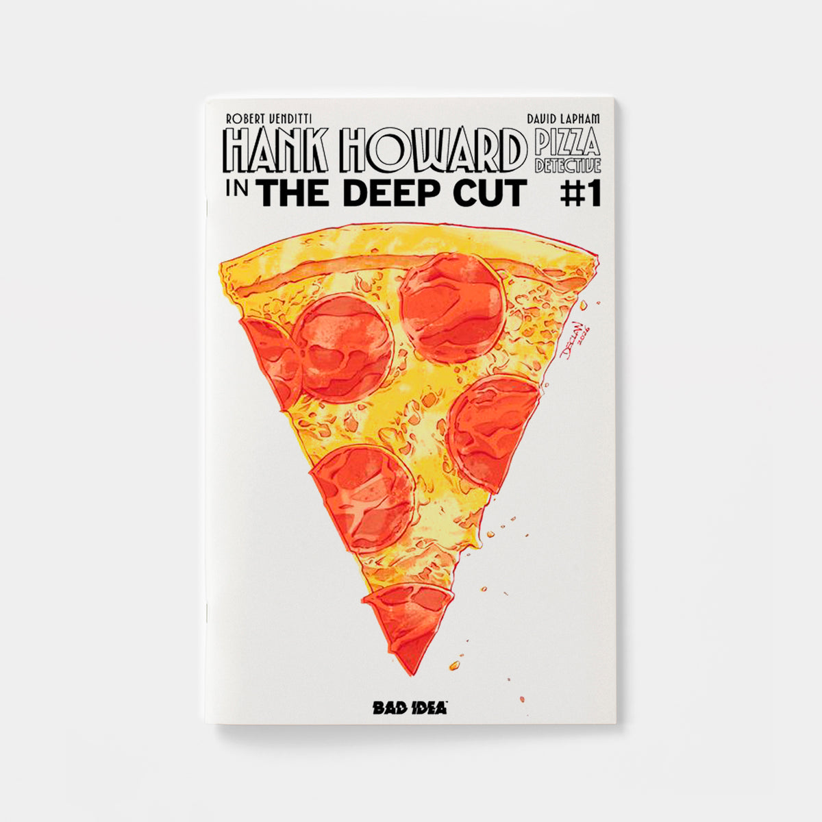 HANK HOWARD PIZZA DETECTIVE THE DEEP CUT #1 (ONE SHOT) CVR F PIZZA BY DECLAN SHALVEY VAR | presale | 2026-12-02