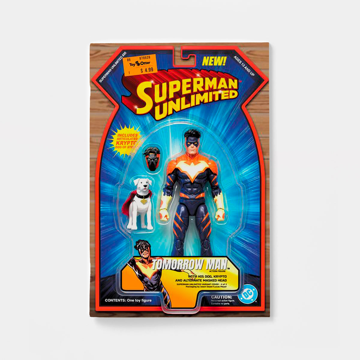 SUPERMAN UNLIMITED #20 CVR C JASON GEYER TOMORROW MAN AND KRYPTO ACTION (FIGURE) COMICS CARD STOCK VAR | presale | 2026-12-16
