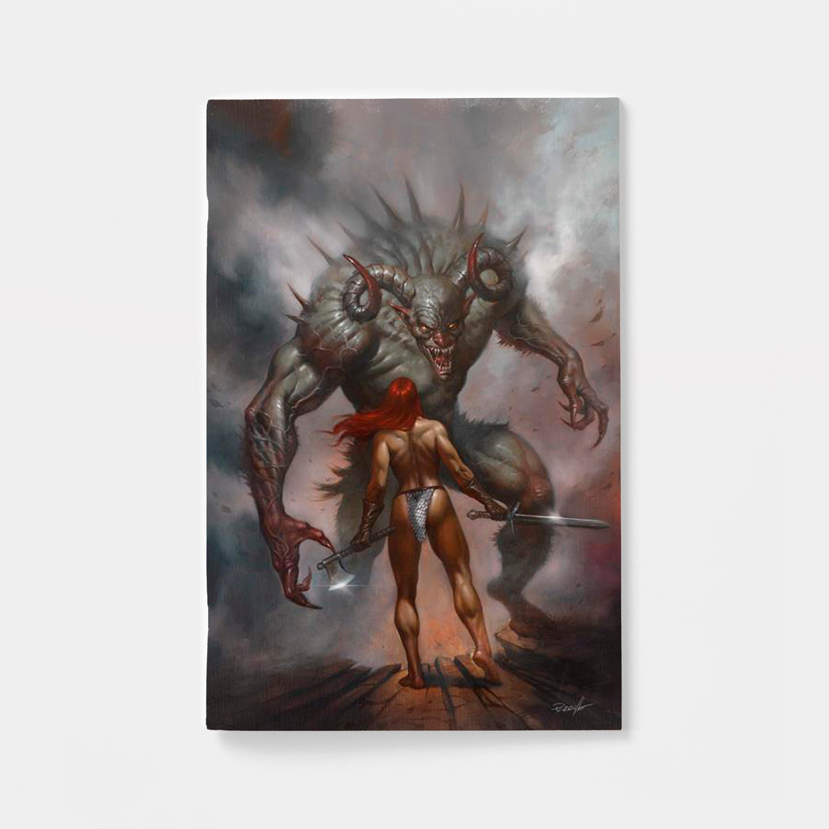 RED SONJA SHE DEVIL WITH A SWORD #8 CVR F LUCIO PARRILLO METAL PREMIUM VAR | presale | 2026-12-23