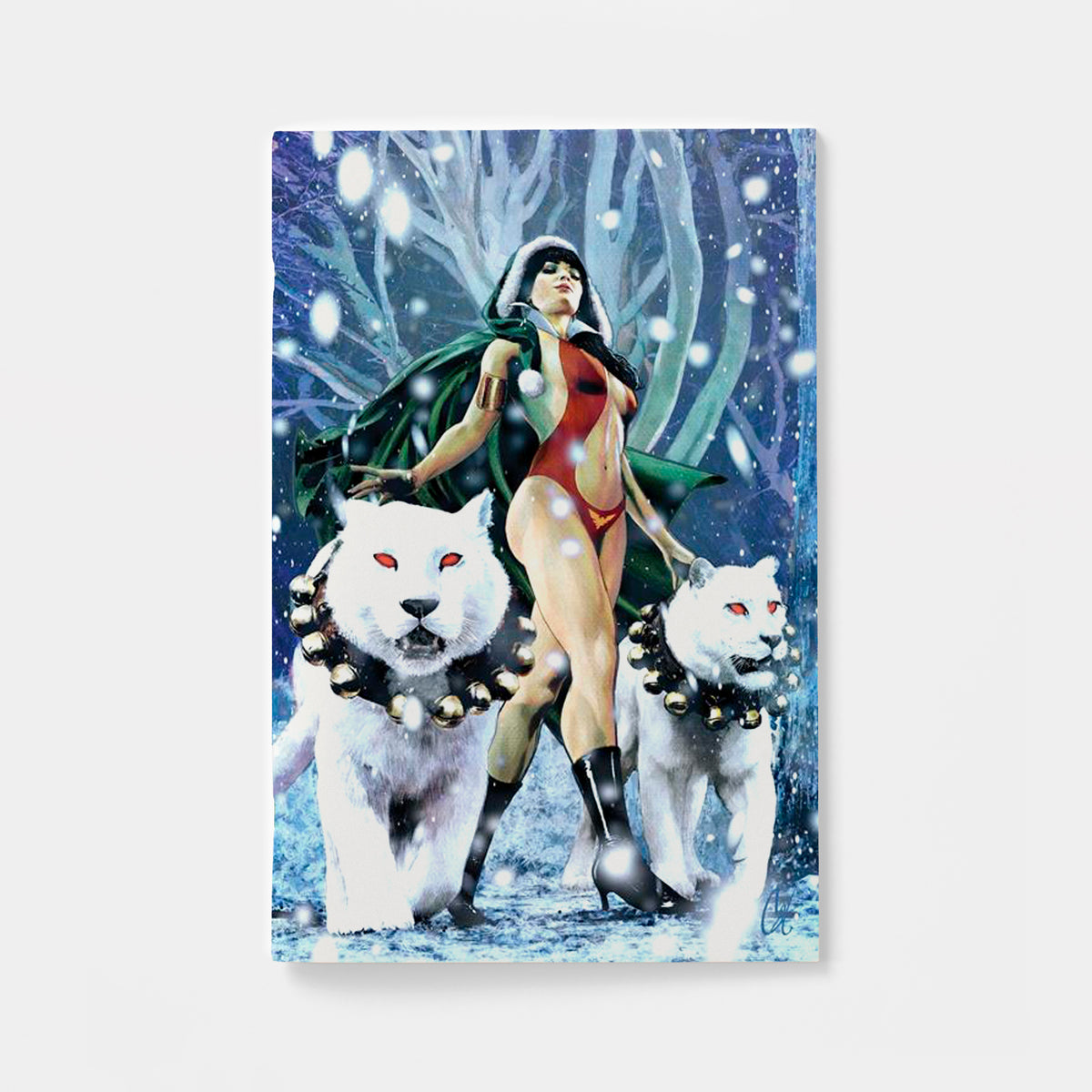 VAMPIRELLA HELLIDAY SPECIAL 2026 #1 (ONE SHOT) CVR E CAT STAGGS METAL PREMIUM VAR | presale | 2026-12-23