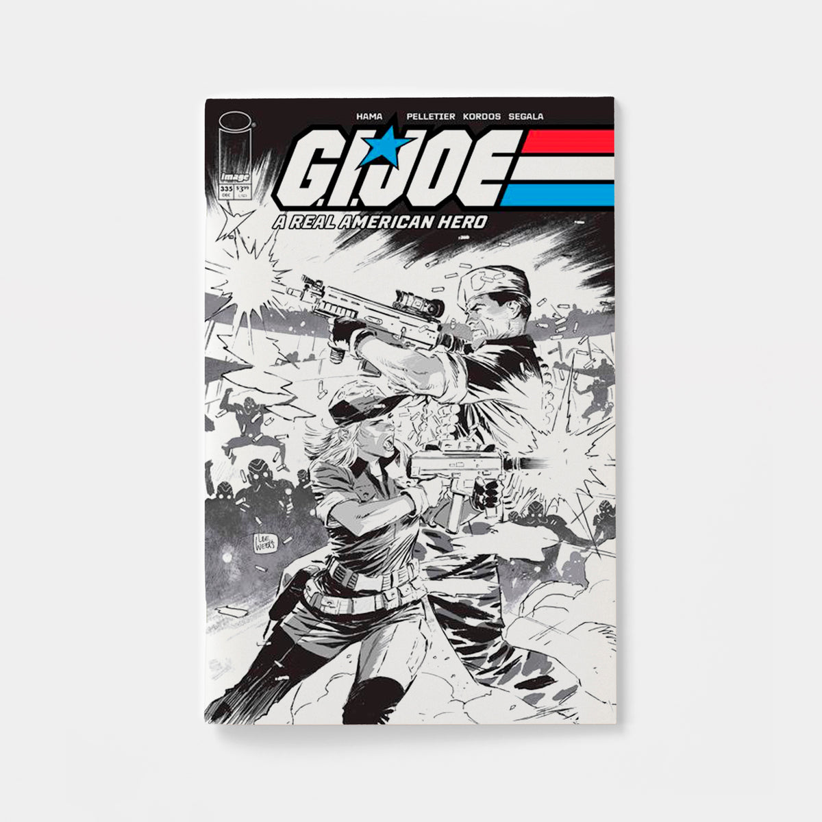 GI JOE A REAL AMERICAN HERO #335 CVR B LEE WEEKS B&W VAR | presale | 2026-12-09
