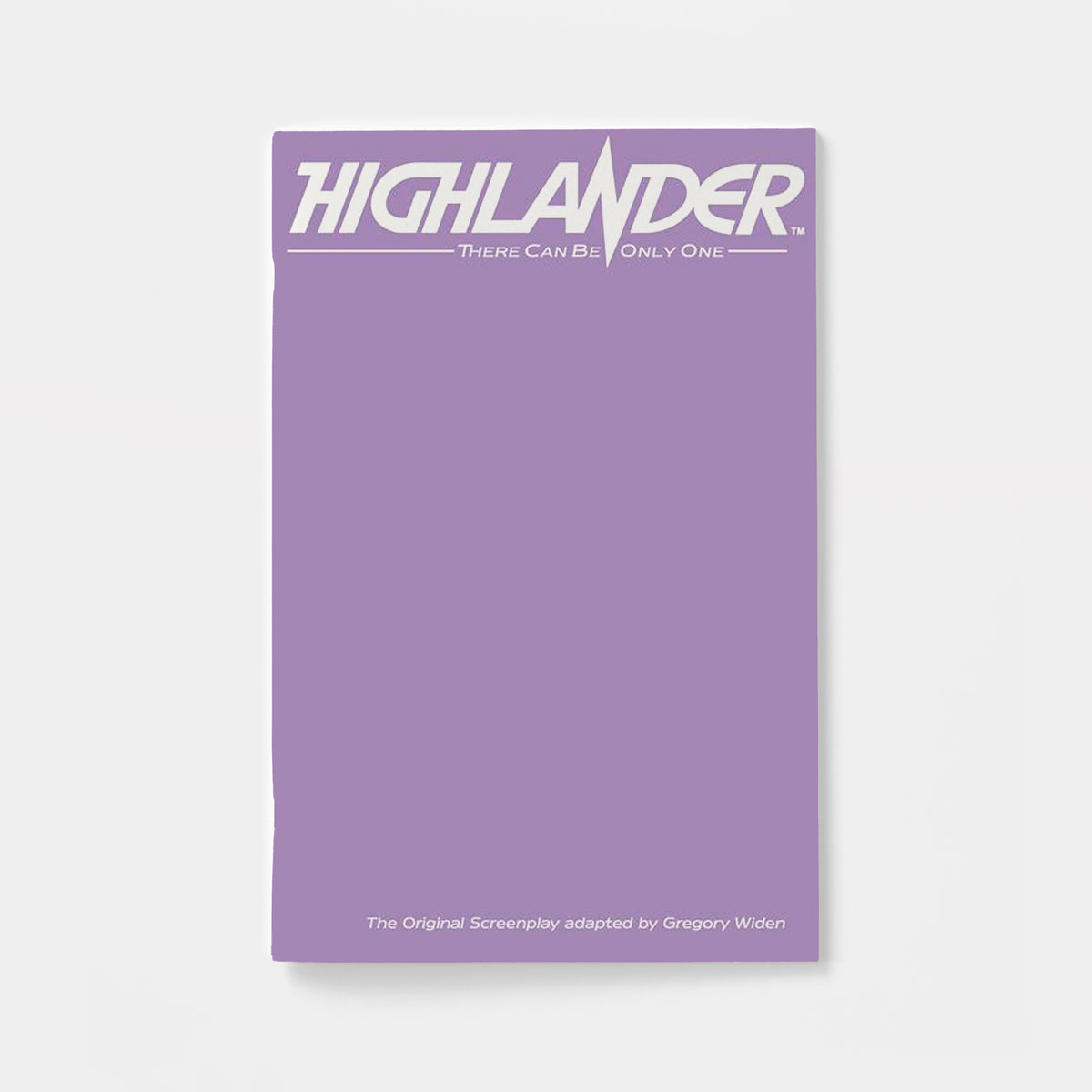 HIGHLANDER THE ORIGINAL SCREENPLAY #1 (OF 4) CVR F COLOR BLANK SKETCH VAR | presale | 2026-12-02