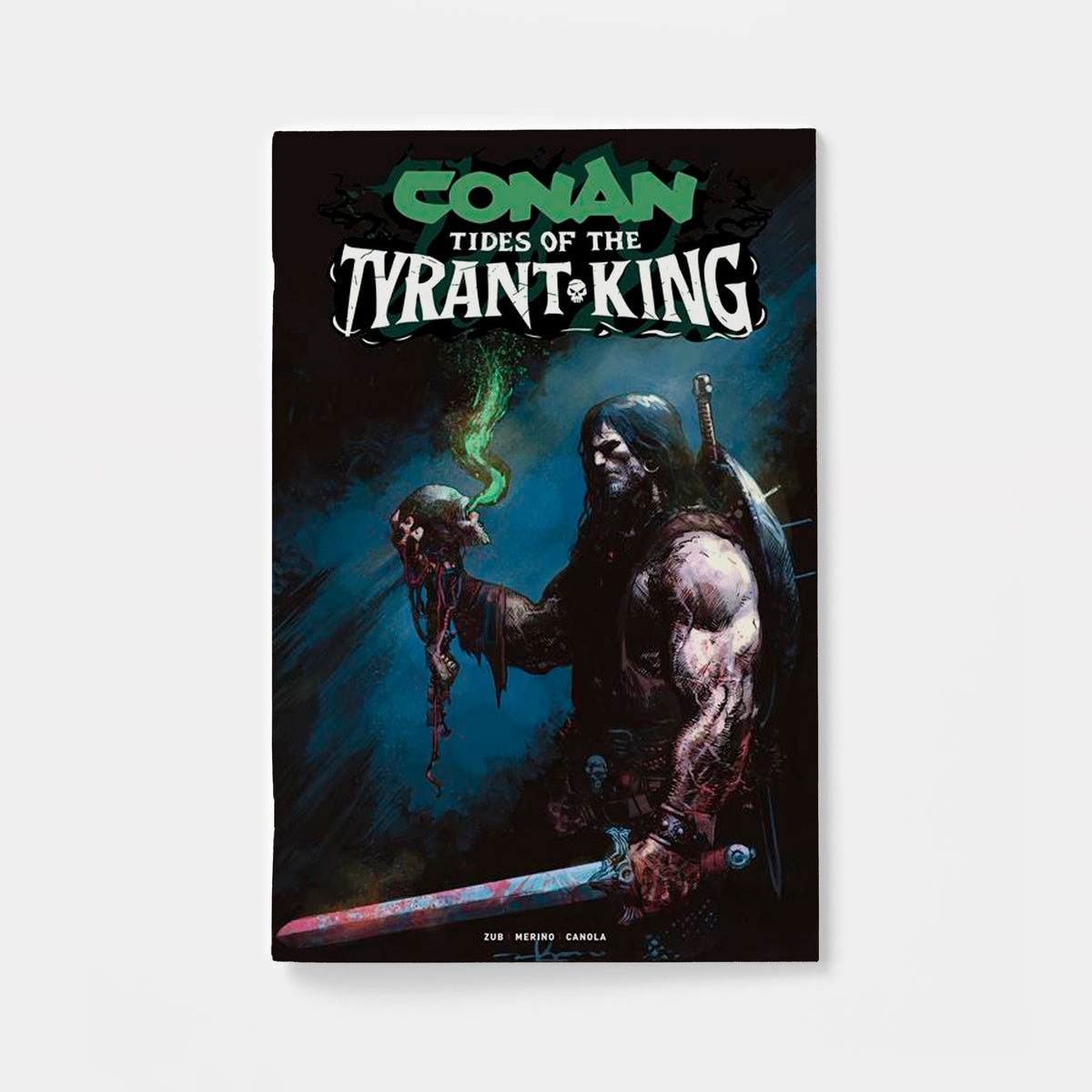 CONAN THE BARBARIAN TIDES OF THE TYRANT KING #4 (OF 4) CVR D GERARDO ZAFFINO GLOW IN THE DARK VAR (MR) | presale | 2026-12-16