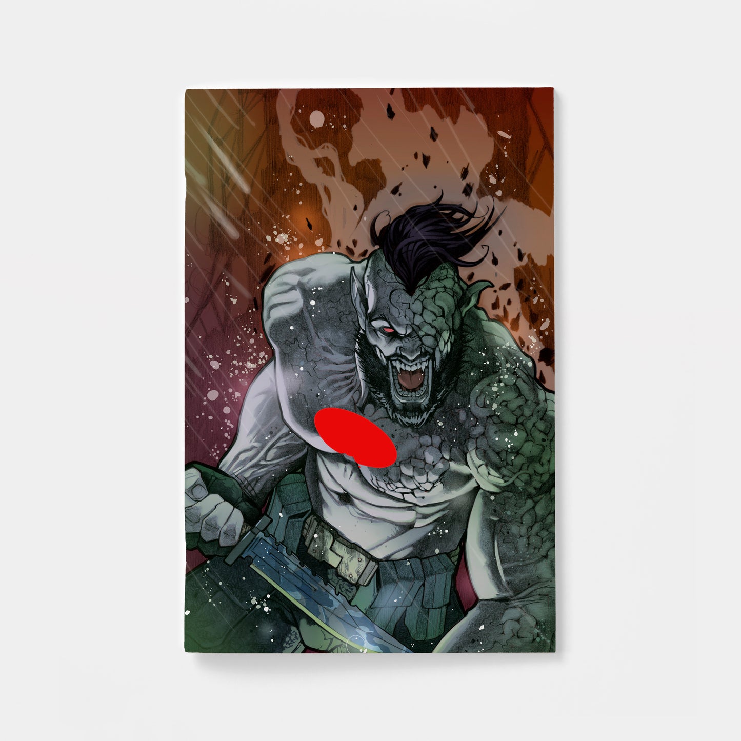 Valiant Beyond: Bloodshot #6--Man Made Hell #3 Variant D (Birr Full Art)