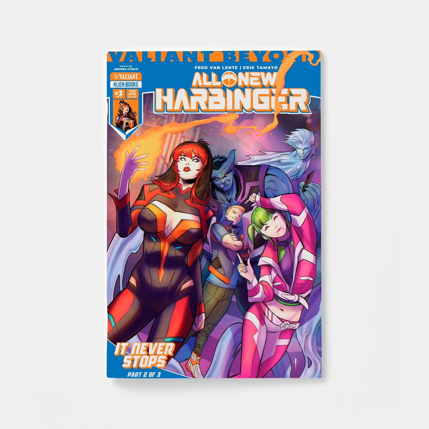 Valiant Beyond: All-New Harbinger #5--It Never Stops #2 Cover A (Ponce)