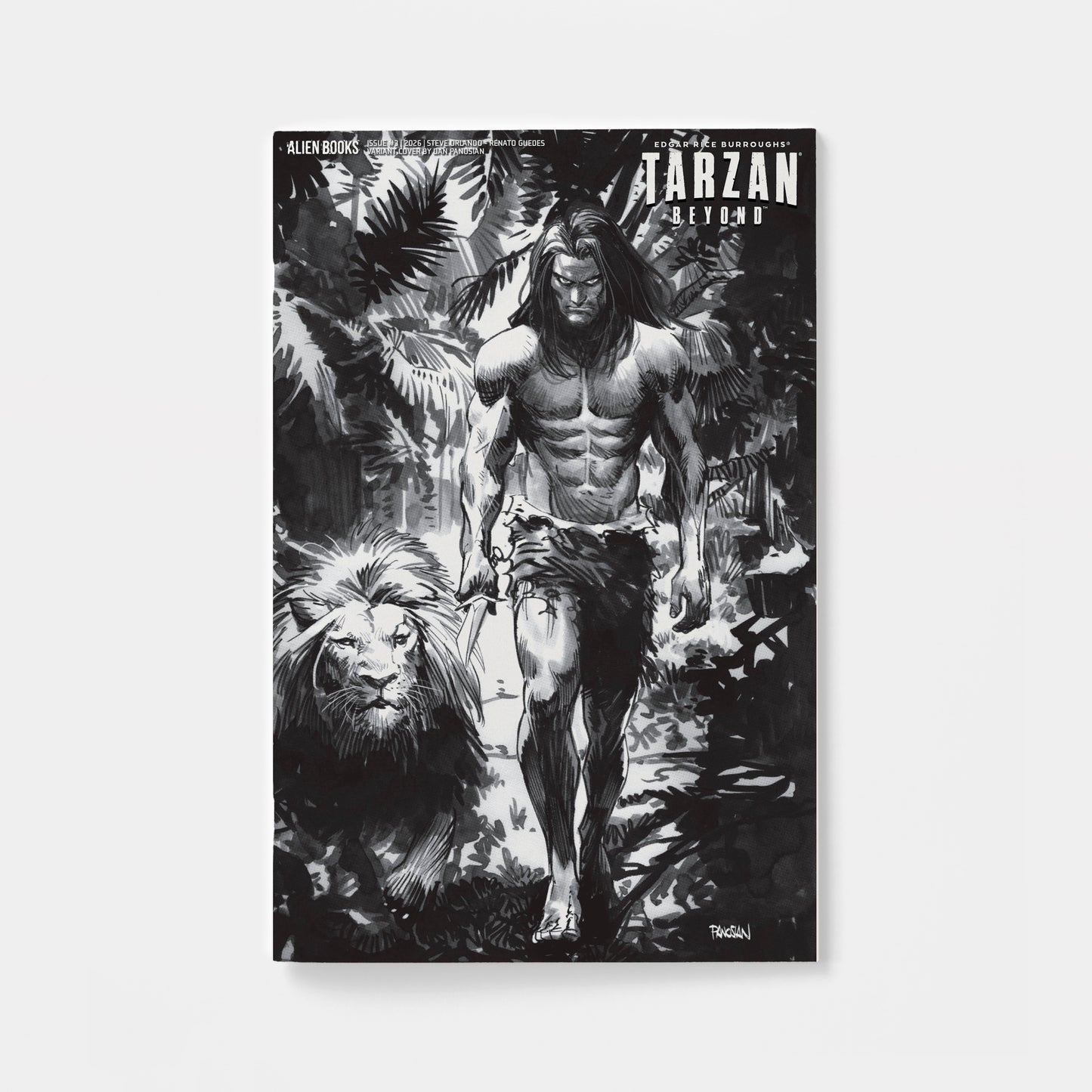 Tarzan Beyond #3 Variant D (Panosian B&W) | presale | 2026-09-09