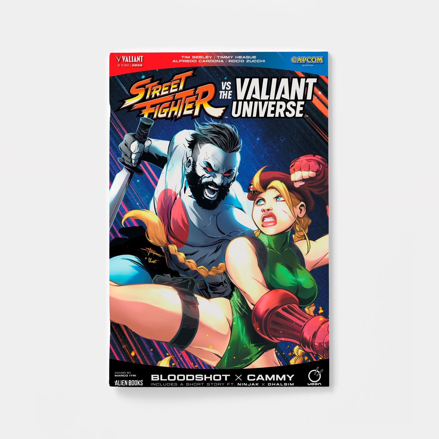 Street Fighter Vs. The Valiant Universe Special Variant C (Itri)