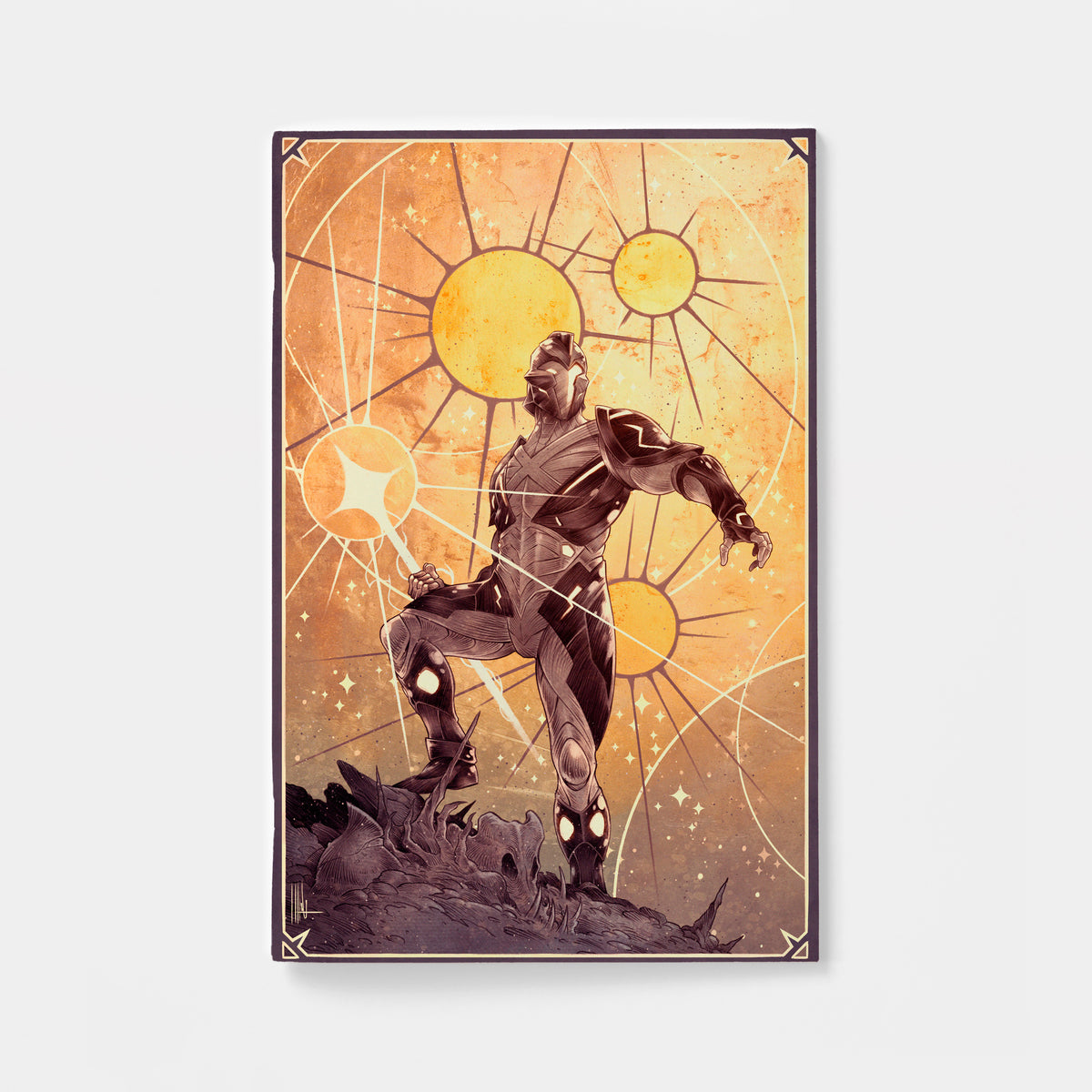 X-O Manowar: Black, White & Gold #3 Variant C (Merli Full Art) | presale | 2026-12-23