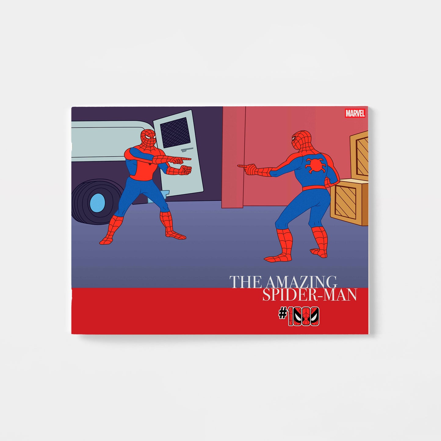AMAZING SPIDER-MAN #1000 MARVEL ANIMATION SPIDER-MAN 1967 WRAPAROUND VARIANT