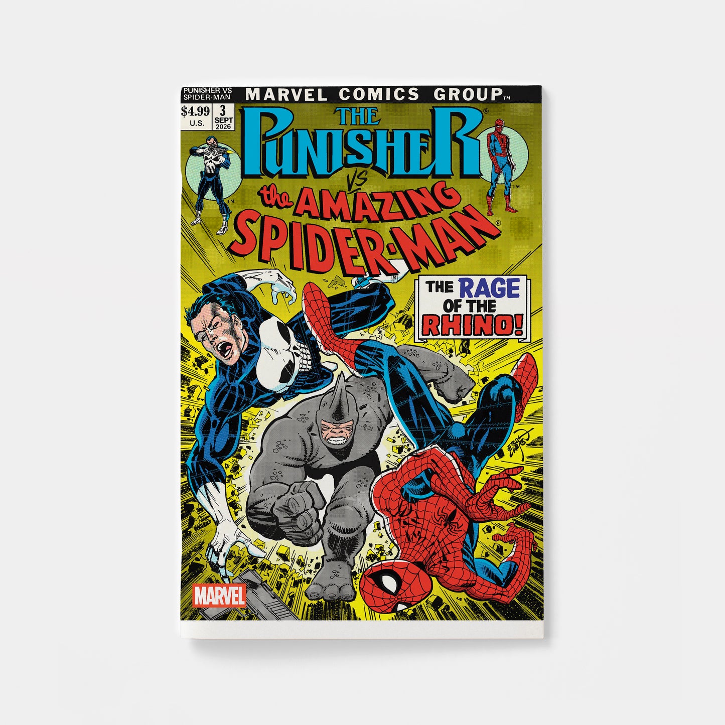PUNISHER VS. SPIDER-MAN #3 ERIK LARSEN VARIANT | presale | 2026-09-23