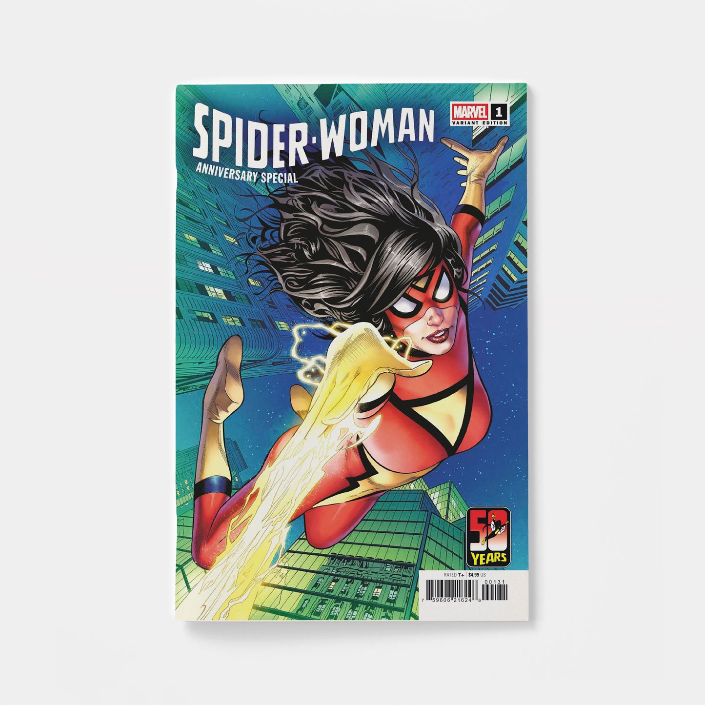 SPIDER-WOMAN 50TH ANNIVERSARY SPECIAL #1 GREG LAND VARIANT | presale | 2026-09-02