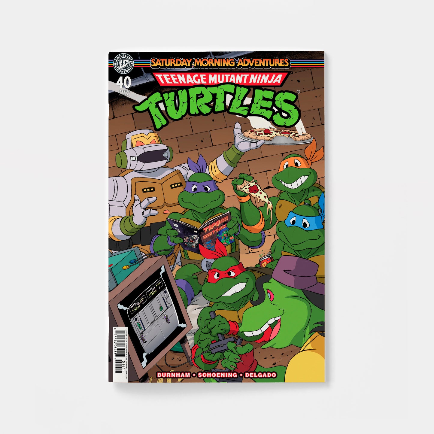 Teenage Mutant Ninja Turtles: Saturday Morning Adventures #40 Cover A (Schoening)