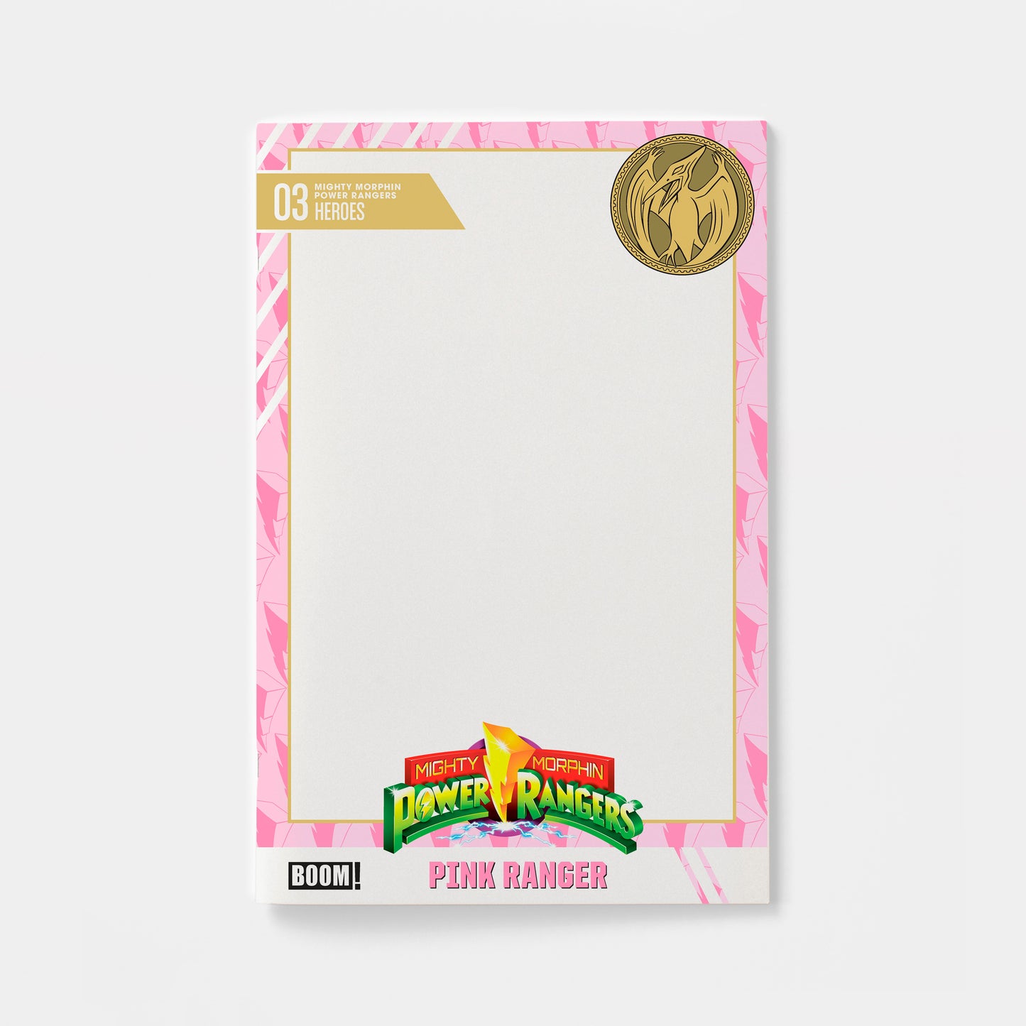 Mighty Morphin Power Rangers (2026) #3 D Trading Card Blank Sketch Variant