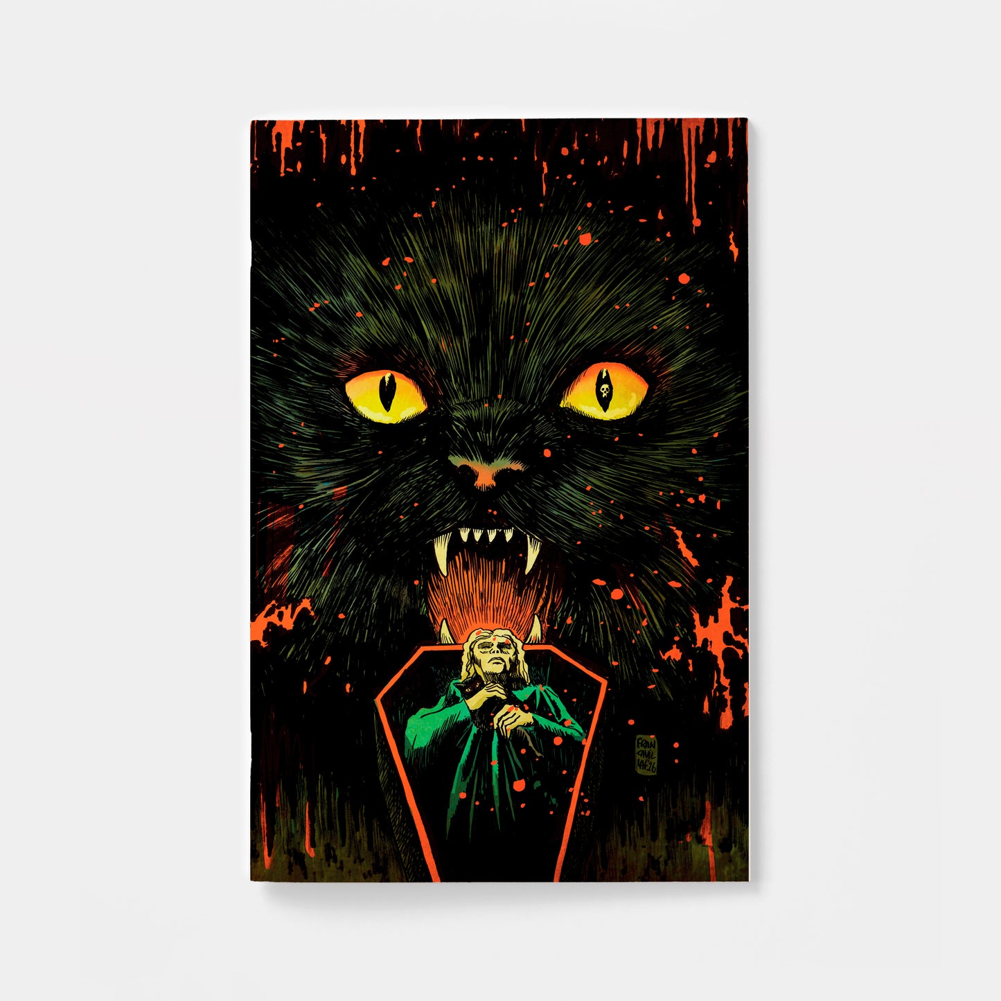 Stuff of Nightmares: The Cat in the Coffin #1 D Glow in the Dark Variant (Full Art, Francavilla)